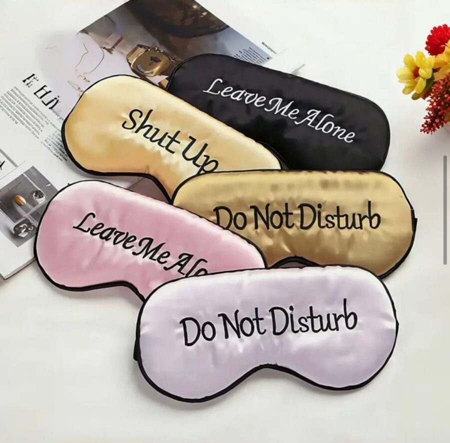Маска для сну атласна "Do not disturb"