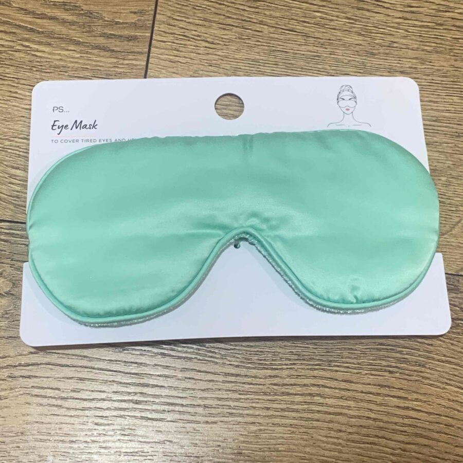 Маска для сну Primark шовкова м'ятна