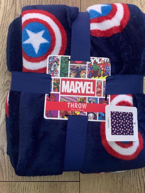 46772eba-3b02-44f1-99ba-d411c5fbb403.jpg Плед "Marvel/ Capitan America" Primark (175*215)