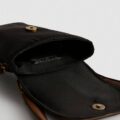 Сумочка для телефону з еко-шкіри Primark з кардхолером чорно-коричнева
