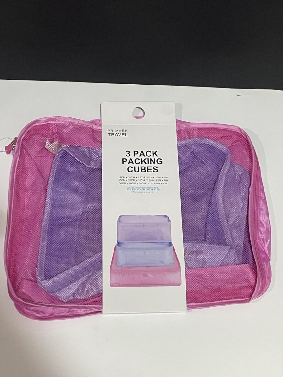 Набір з 3-х органайзерів для одягу PACKING CUBES Primark