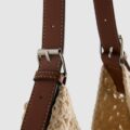 Сумка-шоппер гачкована з ремінцем Primark в стилі Boho молочна