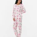 Піжама жіноча Primark "Hello Kitty" флісова велюрова