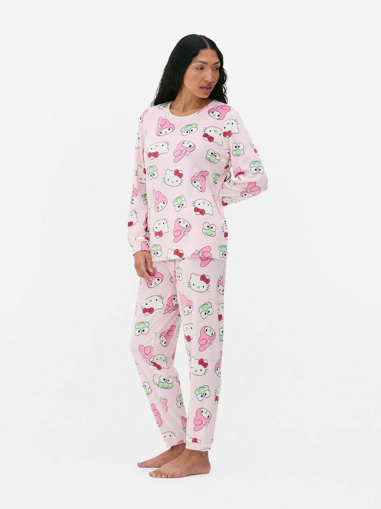 Піжама жіноча Primark "Hello Kitty" флісова велюрова