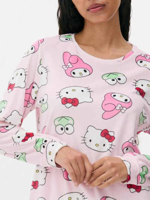 Піжама жіноча Primark "Hello Kitty" флісова велюрова