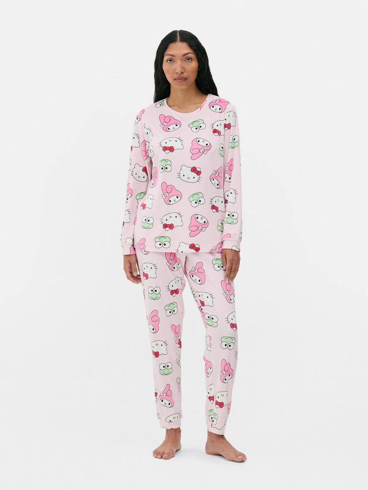 Піжама жіноча Primark "Hello Kitty" флісова велюрова