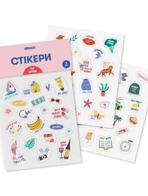 Набір стікерів "Fun edition" ORNER