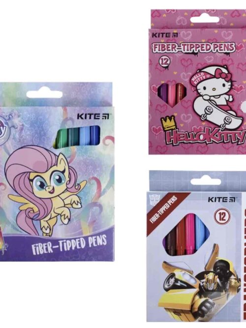Фломастери Kite "Поні"/ "Hello Kitty" 12 шт