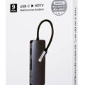 REMAX Мультифункційний адаптер зарядки Docking Station 9-in-1 UST/YPE C/HDTV (RU-U91)