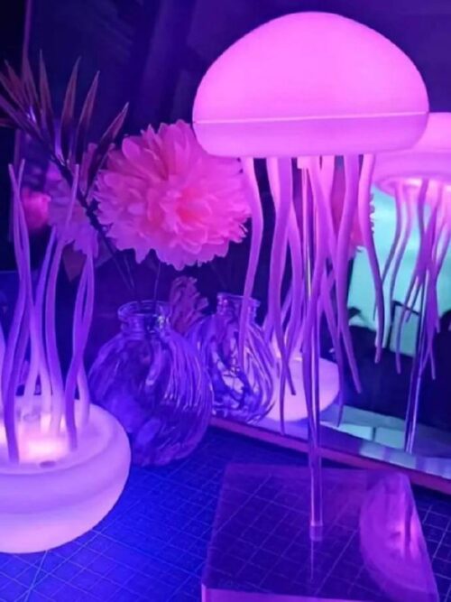 Нічник "Медуза" з підставкою (16,6*8,5 см) змінює кольори