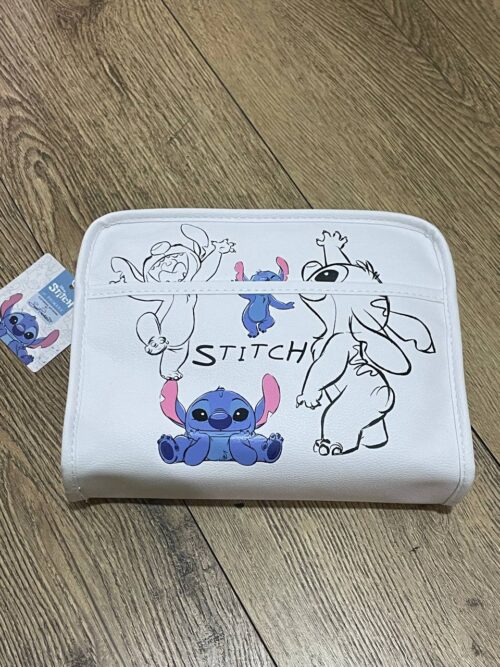 Косметичка-клатч "Stitch" Primark прямокутна з кишенею біла