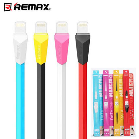9d7566ca-04b9-4c60-93fb-7555fdaa7e41.jpg REMAX Кабель iPhone ALIEN Series (RC-030i), червоний/синій/чорний