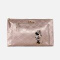 Косметичка-клатч "Disney/ Minnie" Primark з зовнішньою кишенею рожева блискуча