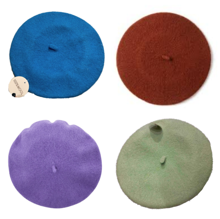 Берет Primark (100% шерсть) мікс кольорів
