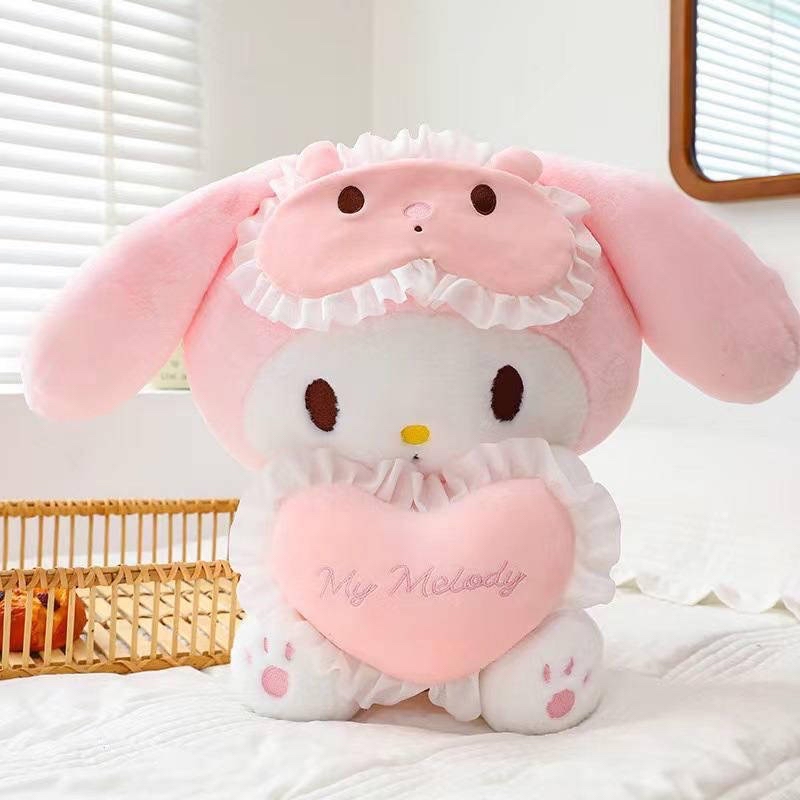 Мʼяка Іграшка-обнімашка "Melody/ Мелоді Hello Kitty &friends” плюшева 35 см