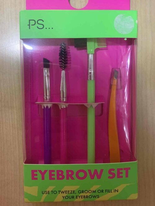 Набір ніж для брів та гребінець "Eyebrow set" Primark 4 шт