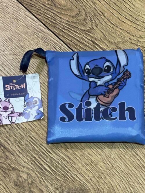 b3782ce8-110a-42d0-b935-7d74f7d402ed-1.jpg Шоппер/ Екосумка розкладна Primark "Stitch" нейлонова синя