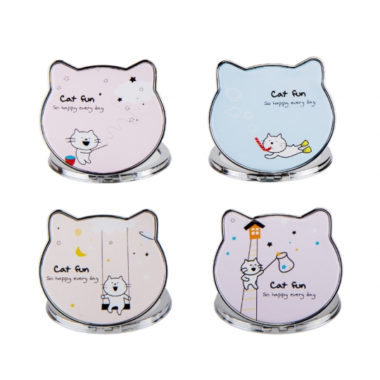 Дзеркальце компактне "Cat fun" 8 см