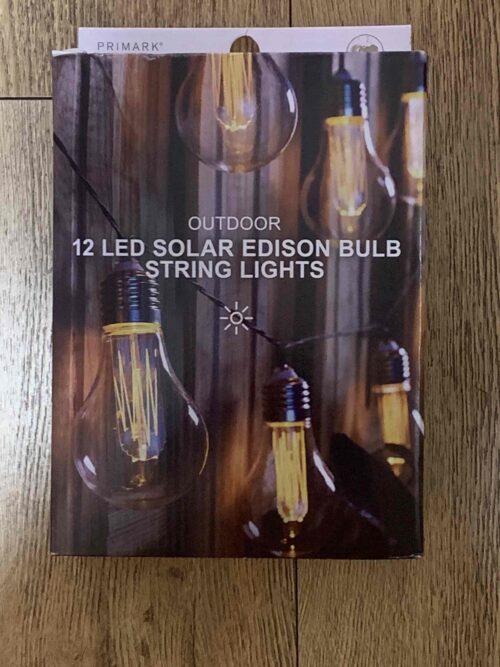 Гірлянда зовнішня з лампочками Primark Solar Edition 3,65 м/ 12 LED (сонячна батарея)
