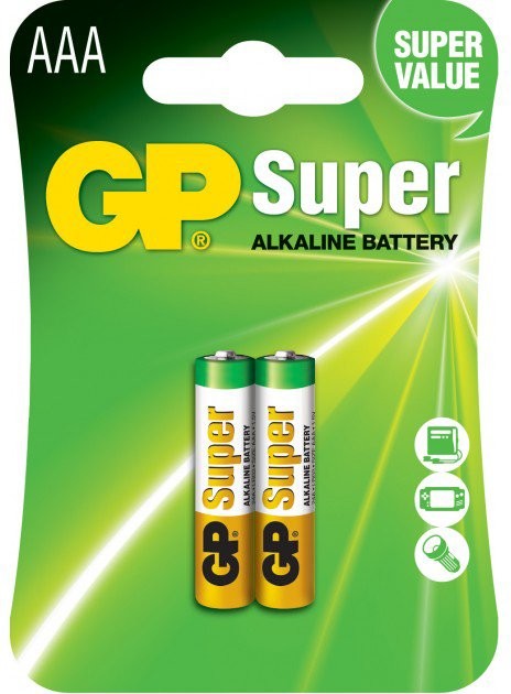 c9ea29a9-df9d-4228-9a18-37990b17daf9-1.jpg Батарейки AAA LR03 GP Alkaline SUPER GP 24A-U2 блістер 2 шт