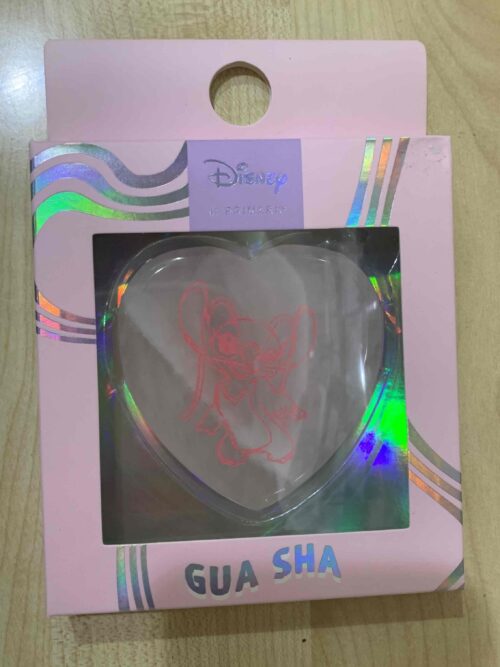 Масажер-скребок Гуаша Primark Disney "Стітч/Stitch" Рожевий Кварц в коробці