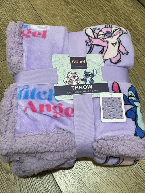 Плед "Стітч/Stitch" Primark пухнастий фліс (120*150)