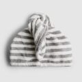 Тюрбан для сушки волосся Primark “Hair Turban” флісовий полоска сірий