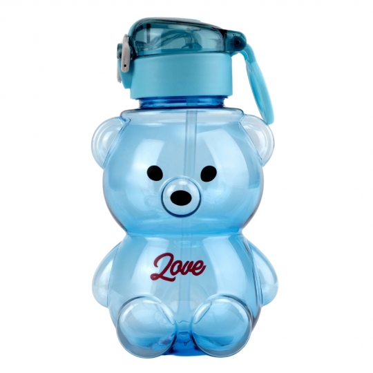 Пляшка для води "Bear Bottle" 700 мл мікс кольорів