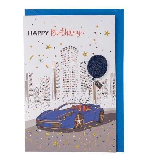 Листівка "Авто" з конвертом 10*15 см
