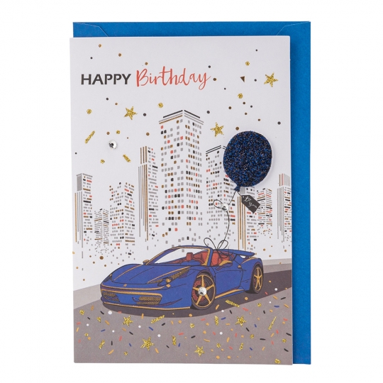 Листівка "Авто" з конвертом 10*15 см