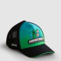 Кепка літня дитяча котонова "Minecraft" Primark чорна з зеленим