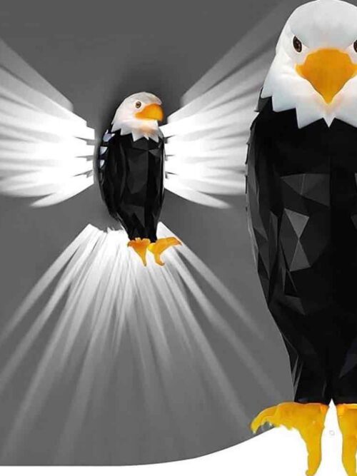 Нічник настінний 3D/ Світильник «Орел» 22,5х12х9см (від батарейок)