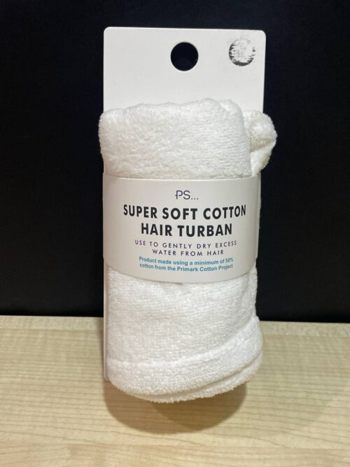 e554a771-335e-4423-b123-3e901f73391f-6.jpg Тюрбан для сушки волосся Super soft Primark котоновий білий