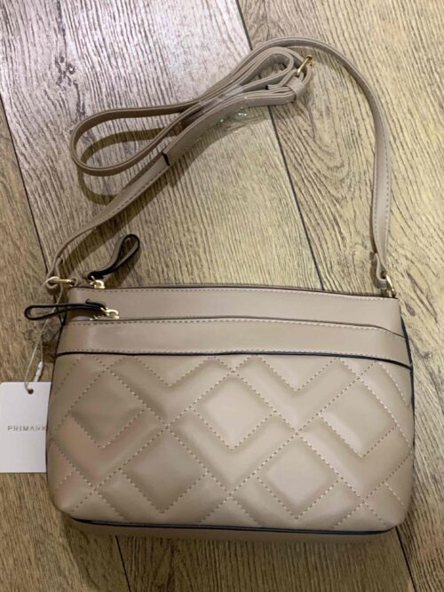 eb0999bf-9001-4fb0-a280-80b80c3ec9b1.jpg Сумочка стьобана Primark з кишенею беж