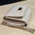 Гаманець компактний Primark з золотою застібкою білий