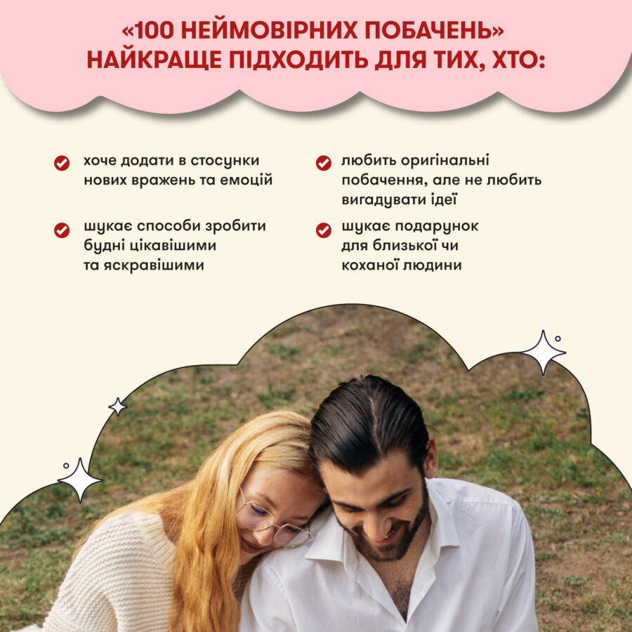 Гра для закоханих «100 неймовірних побачень» Orner