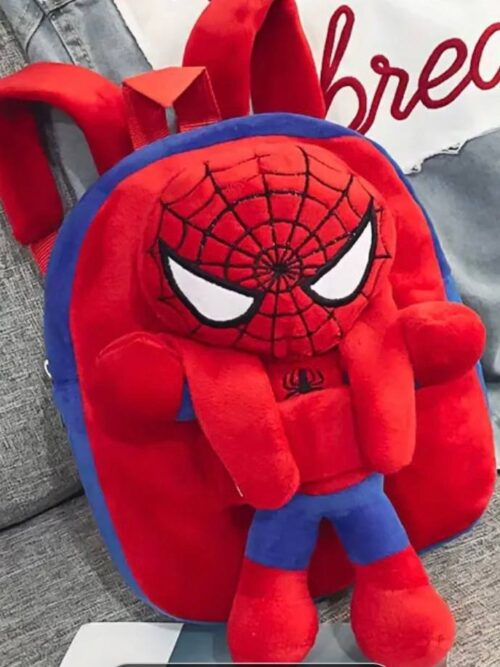 Рюкзак дитячий "Spiderman" плюшевий з іграшкою 20*25*7