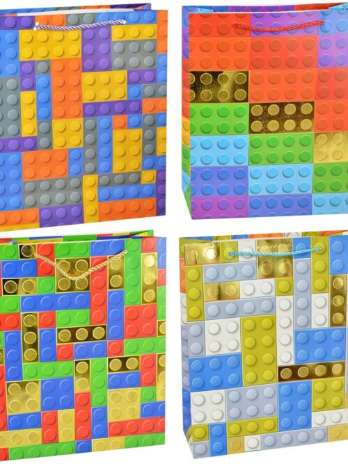 f664b046-51d9-48f7-8d9d-52b4ff79639b.jpg Пакет подарунковий “M” (26*32*10) "Лего/ Lego"