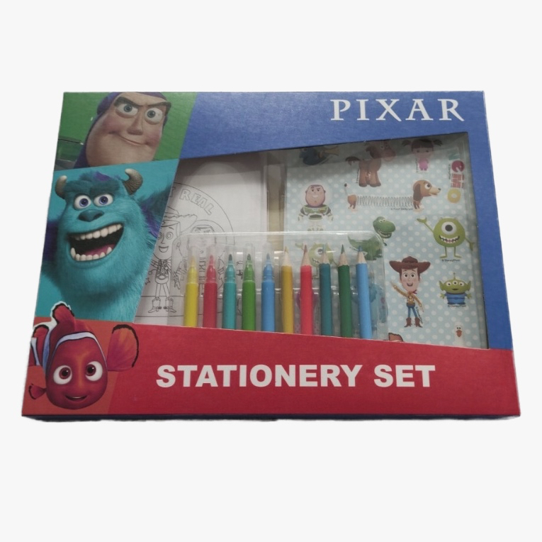 Набір для творчості "Pixar" (олівці, фломастери, наліпки, стікери)