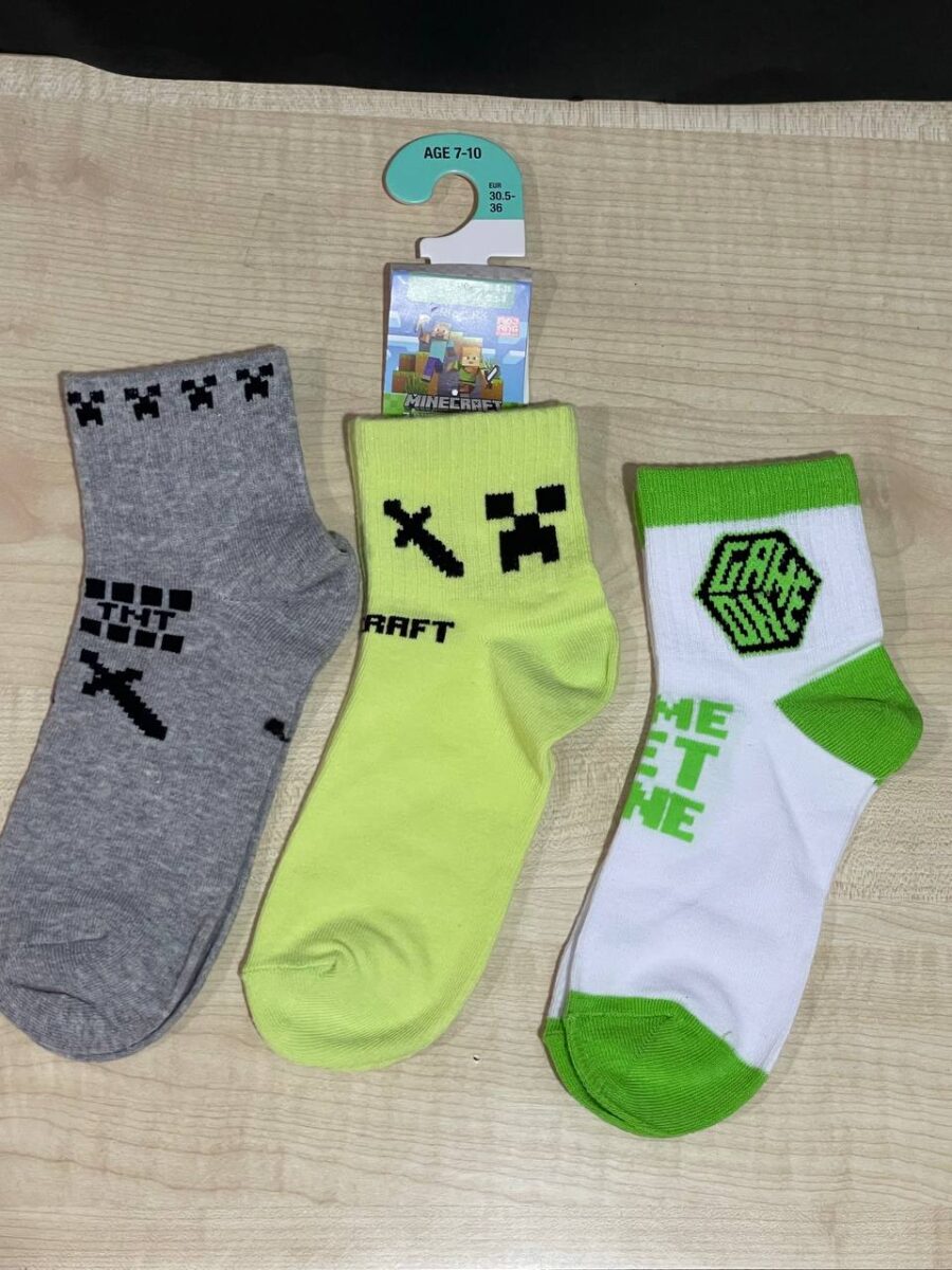Шкарпетки дитячі "Minecraft" Primark