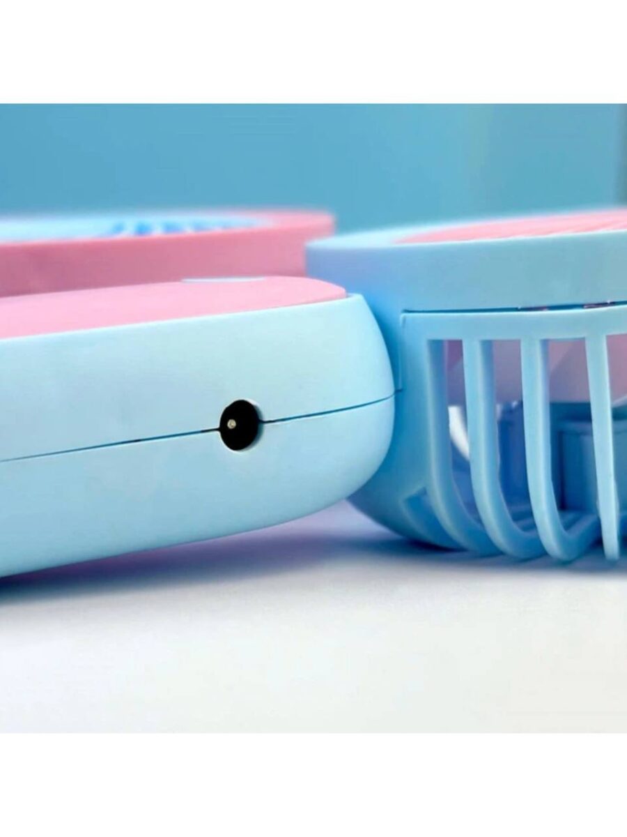 Вентилятор ручний Handheld Mini Fan акумуляторний мікс кольорів