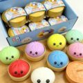 Іграшка-антистрес сквіш "Хінкалі-пельмень" 8,5 см Squishy Dumpling мікс кольорів