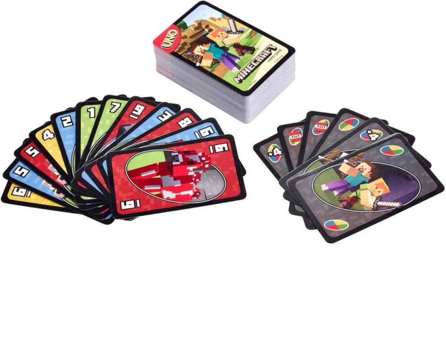 Гра карткова "UNO/ УНО Minecraft/ Майнкрафт" англ. мовою