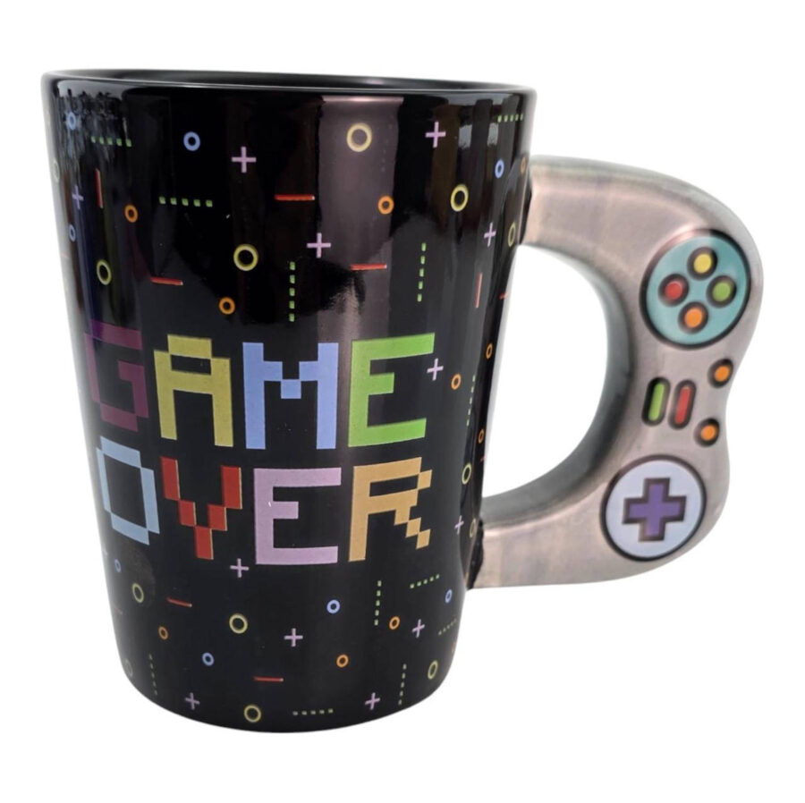 Чашка керамічна «GAME OVER» фігурна 380 мл