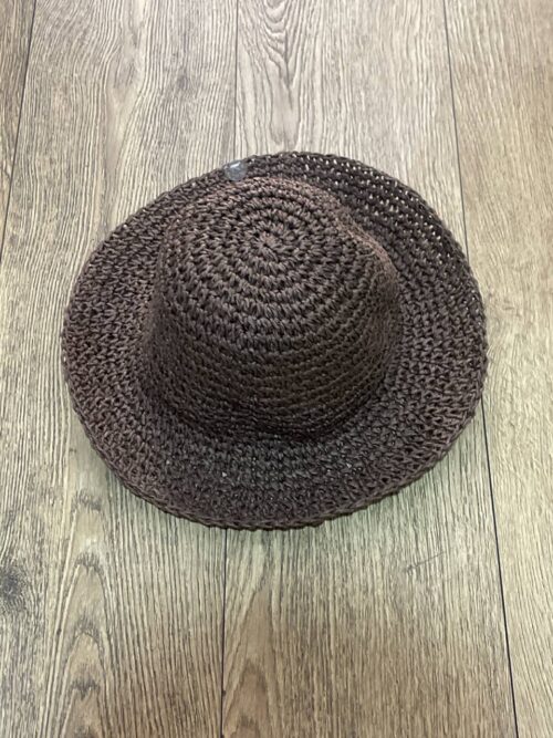 8c0de67b-b94d-4776-8217-01197a2aa717.jpg Капелюх Primark солом'яний гачкований коричневий