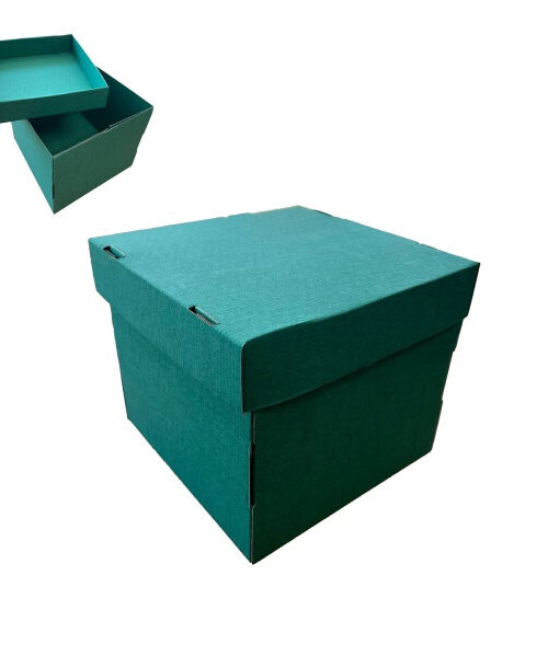 bde4c53d-93ec-42cb-882c-cc426fd75547.jpg Коробка подарункова 22,5*22,5*20 см мікрогофра зелена