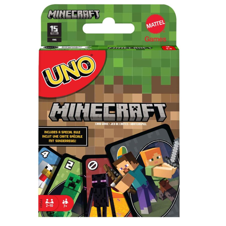 Гра карткова "UNO/ УНО Minecraft/ Майнкрафт" англ. мовою