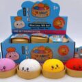 Іграшка-антистрес сквіш "Хінкалі-пельмень" 8,5 см Squishy Dumpling мікс кольорів