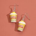 Сережки в стилі DIY "Попкорн/ Popcorn"