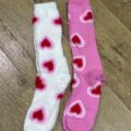 Шкарпетки домашні пухнасті Slouch Cosy "Сердечка" Primark високі